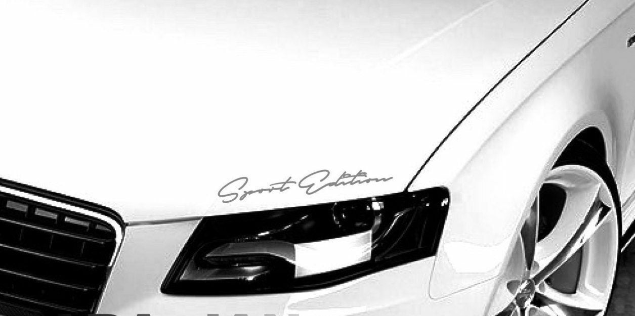 Sport Edition Decal Sticker Racing Car Hood Emblem Logo Performance Motorsport