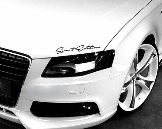 Sport Edition Decal Sticker Racing Car Hood Emblem Logo Performance Motorsport