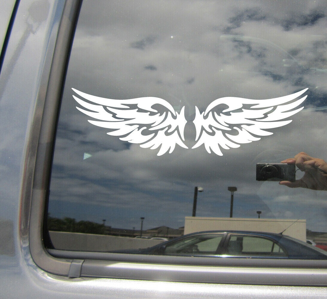 Angel Wings - Tribal Design - Car Auto Window Vinyl Decal Sticker