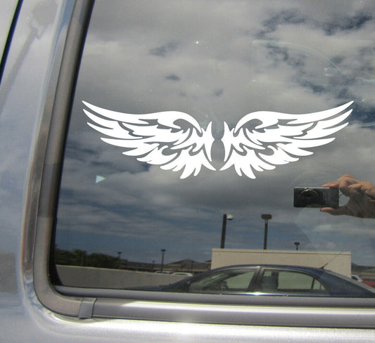 Angel Wings - Tribal Design - Car Auto Window Vinyl Decal Sticker