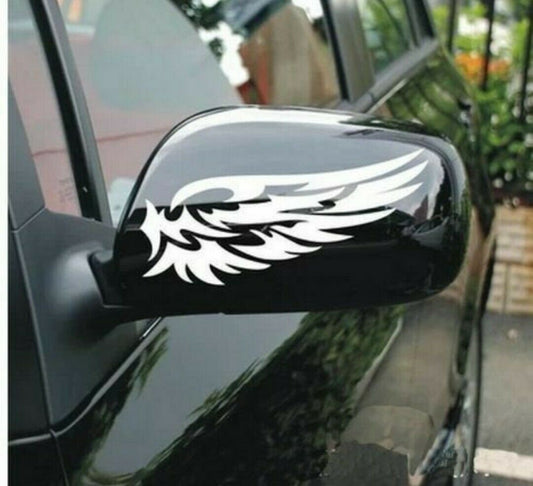 1Pair Car Mirror Angel Wings Sticker Stickers