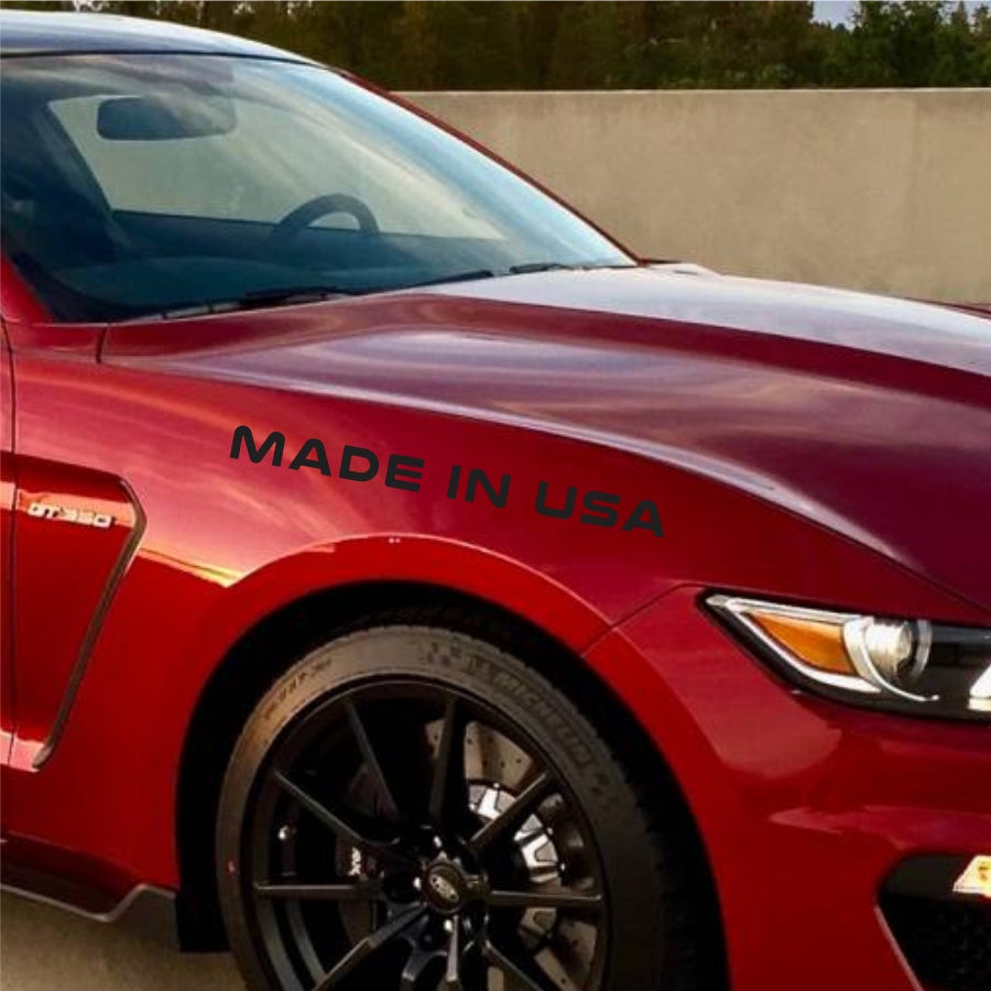 Made In USA Windshield Sticker Vinyl Window Decal Car Sticker