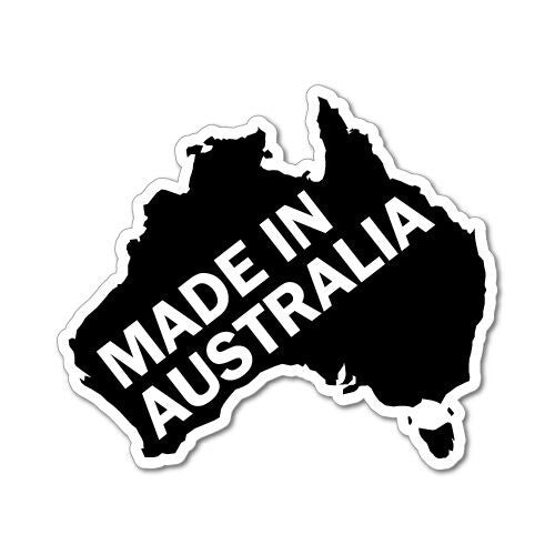 Made In Australia Continent Sticker Aussie Car Flag 4x4 Funny Ute