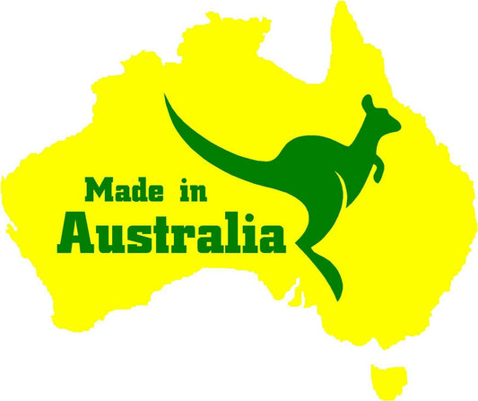 AUSTRALIAN MAP WITH KANGAROO MADE IN AUSTRALIA AUSSIE LOGO CAR DECAL STICKER