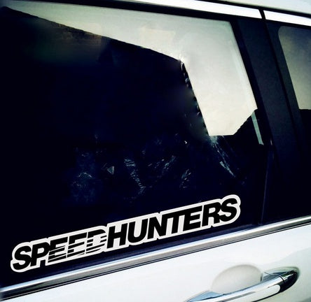Car Stickers 3D 50*5cm SPEEDHUNTERS Former Super Personality Windshield Stickers