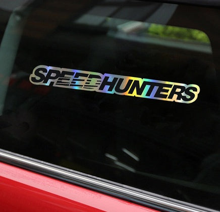 Car Stickers 3D 50*5cm SPEEDHUNTERS Former Super Personality Windshield Stickers