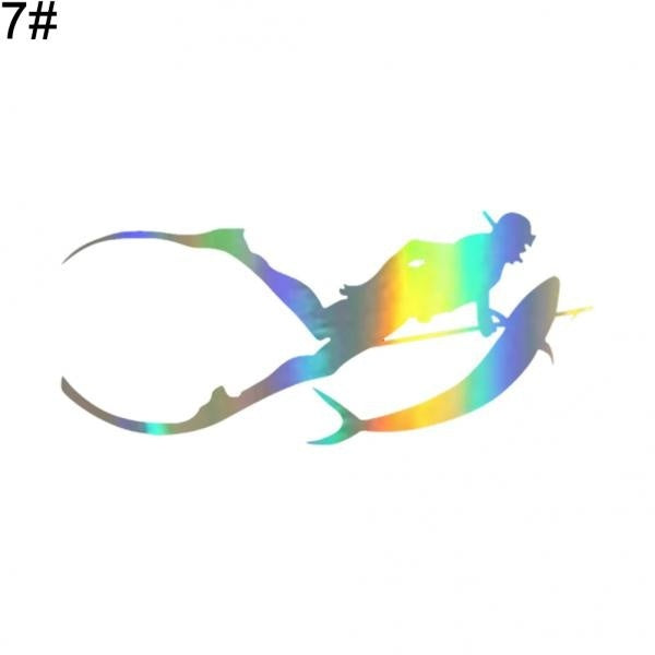 Hot Car Styling Vinyl Waterproof Laser Sticker Decal