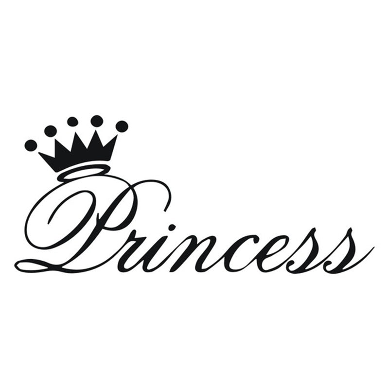 Car Sticker 3D 25*11cm Beautiful Princess Crown Sticker On Car Funny Stickers and Decals Vinyl Car Styling