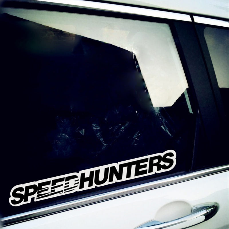 Car Stickers 3D  SPEEDHUNTERS Former Super Personality Windshield Stickers and Decals Car Styling JDM Funny Sticker On Car