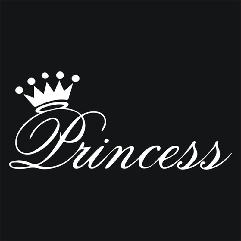 Car Sticker 3D 25*11cm Beautiful Princess Crown Sticker On Car Funny Stickers and Decals Vinyl Car Styling