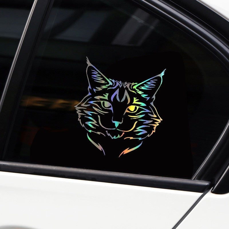 Anycuros Maine Coon Cat Breed Kitten Pet Animal Vinyl Decal Classic Cartoon Window Decoration Car Sticker 14*15CM