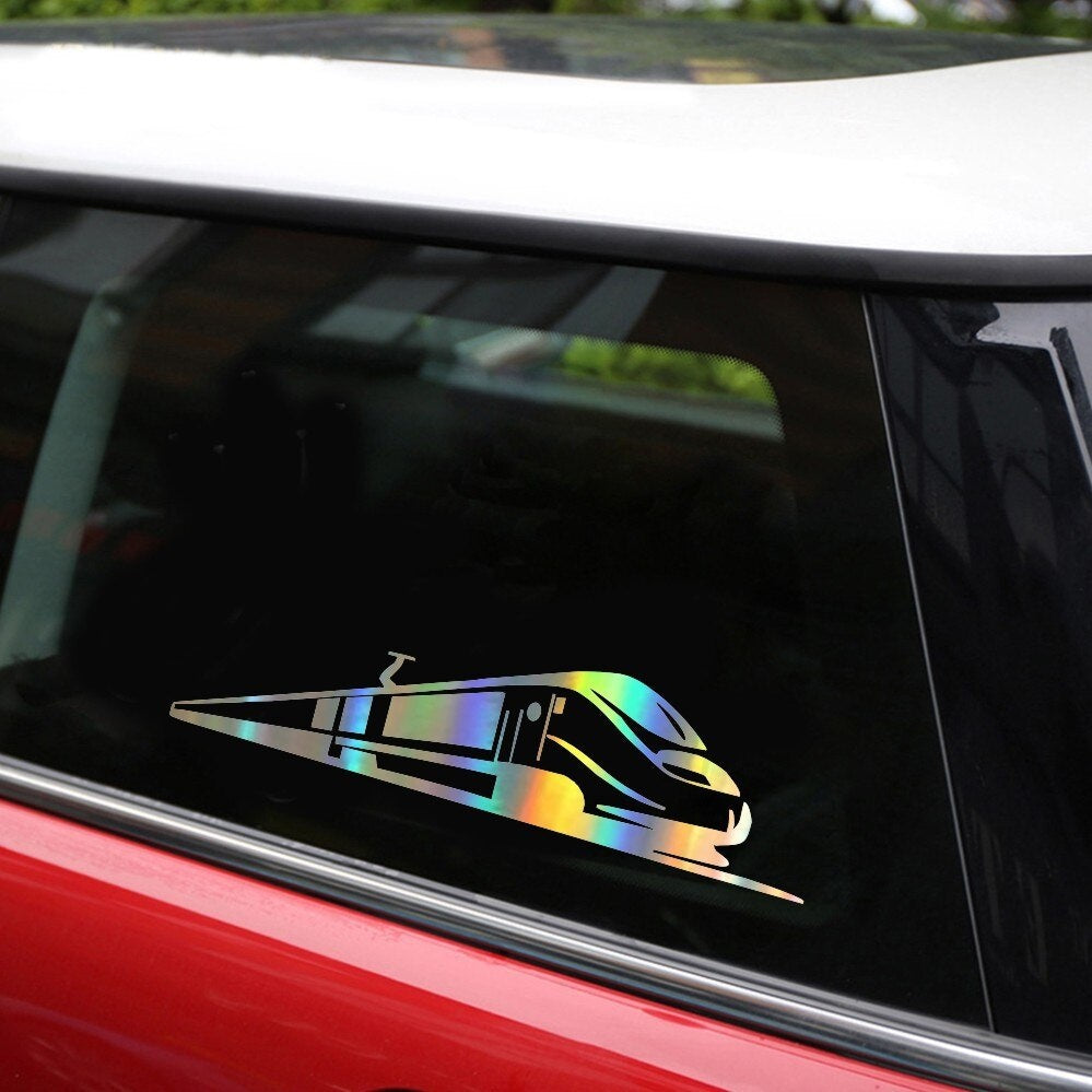 DIY Car Sticker High-Speed Train Stickers Decals Car Styling Decoration Door Body Window Vinyl Sticker Car Accessories