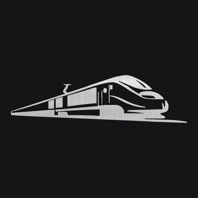 DIY Car Sticker High-Speed Train Stickers Decals Car Styling Decoration Door Body Window Vinyl Sticker Car Accessories