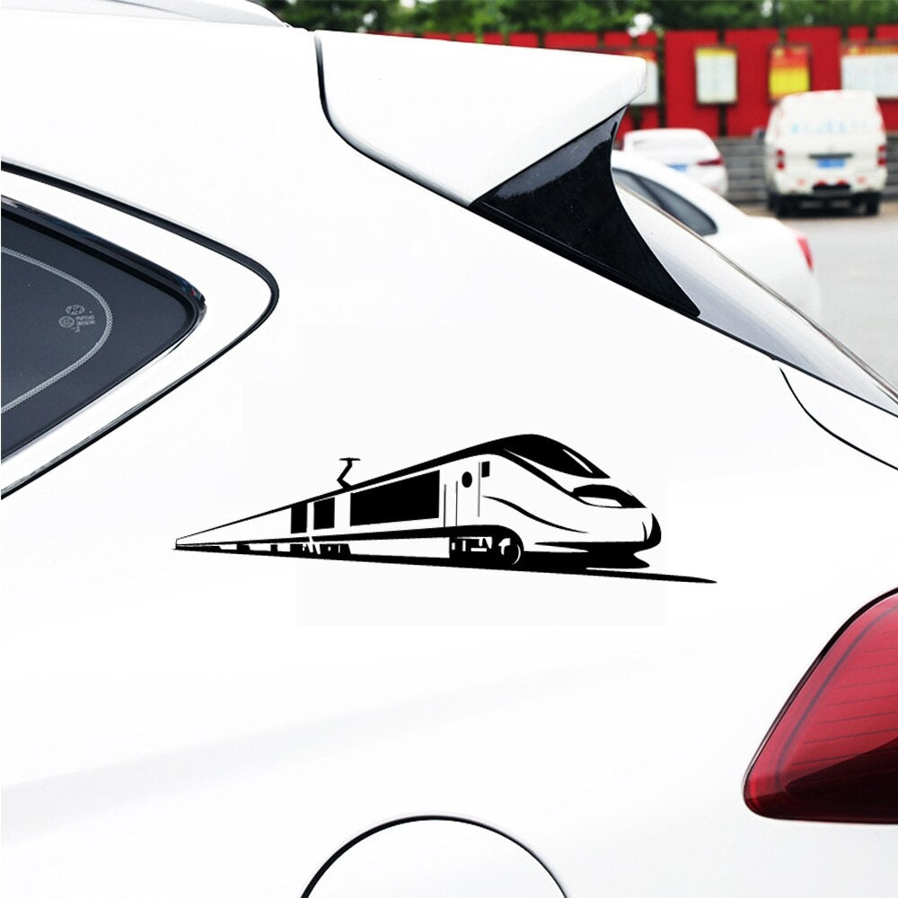 DIY Car Sticker High-Speed Train Stickers Decals Car Styling Decoration Door Body Window Vinyl Sticker Car Accessories
