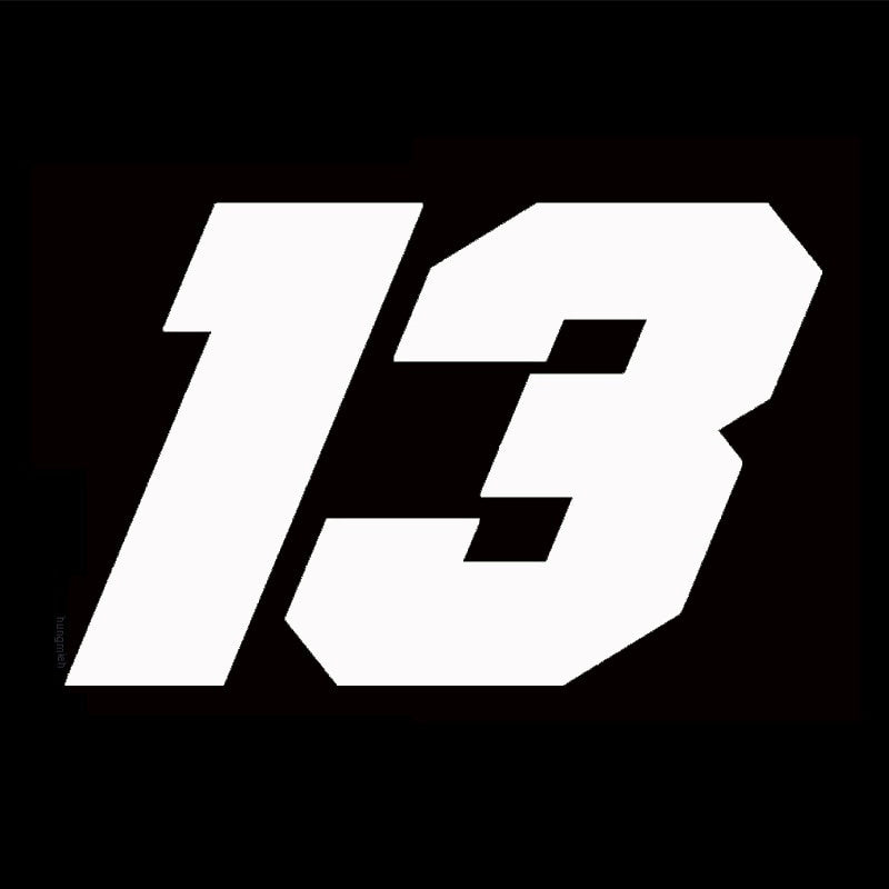 1pcs Number 8 28 22 10 45 13 Motorcycle Sticker  Car Stickers Moto Funny JDM Vinyl Auto Decal