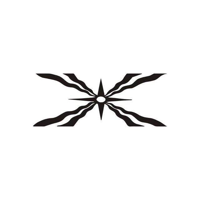 Car Styling Ancient Assyrian Symbol Flag Car Bumper Stickers and Decals Car Styling Decoration Door Body Window Vinyl Stickers