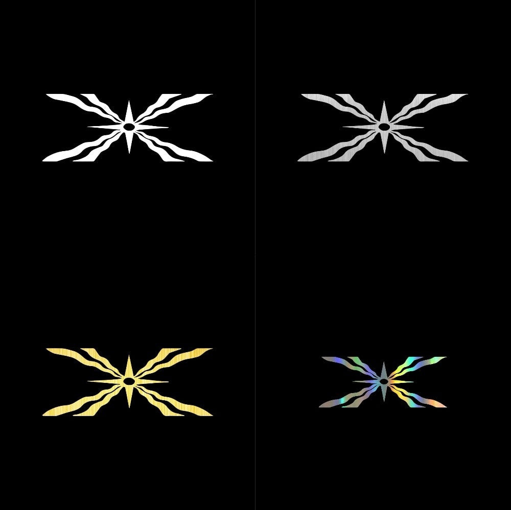 Car Styling Ancient Assyrian Symbol Flag Car Bumper Stickers and Decals Car Styling Decoration Door Body Window Vinyl Stickers
