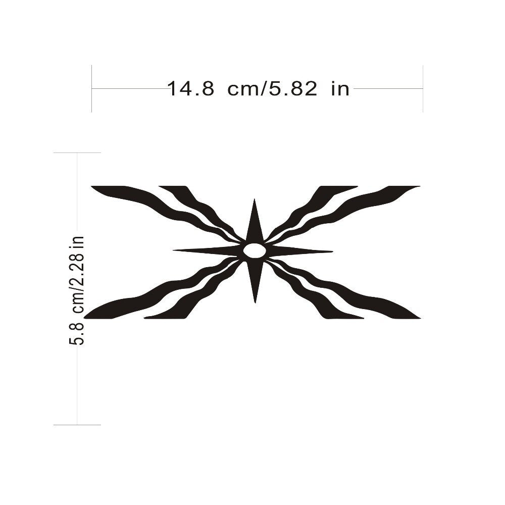 Car Styling Ancient Assyrian Symbol Flag Car Bumper Stickers and Decals Car Styling Decoration Door Body Window Vinyl Stickers