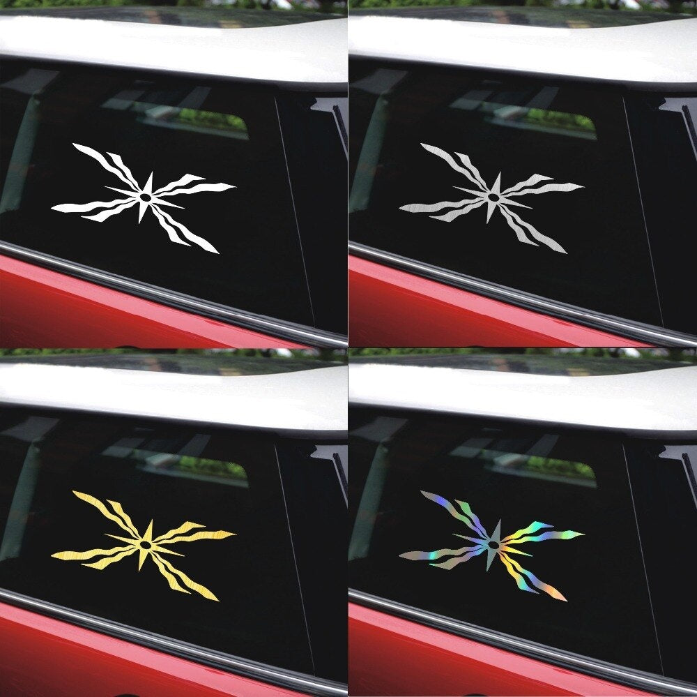 Car Styling Ancient Assyrian Symbol Flag Car Bumper Stickers and Decals Car Styling Decoration Door Body Window Vinyl Stickers