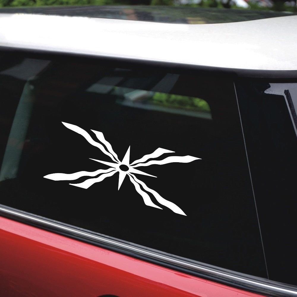 Car Styling Ancient Assyrian Symbol Flag Car Bumper Stickers and Decals Car Styling Decoration Door Body Window Vinyl Stickers