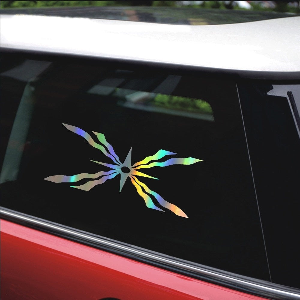 Car Styling Ancient Assyrian Symbol Flag Car Bumper Stickers and Decals Car Styling Decoration Door Body Window Vinyl Stickers