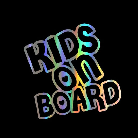 Car Sticker Baby Kids On Board 15*14.6cm Funny Car Decal  3D Stickers On Car Warning Sign Vinyl Car Styling