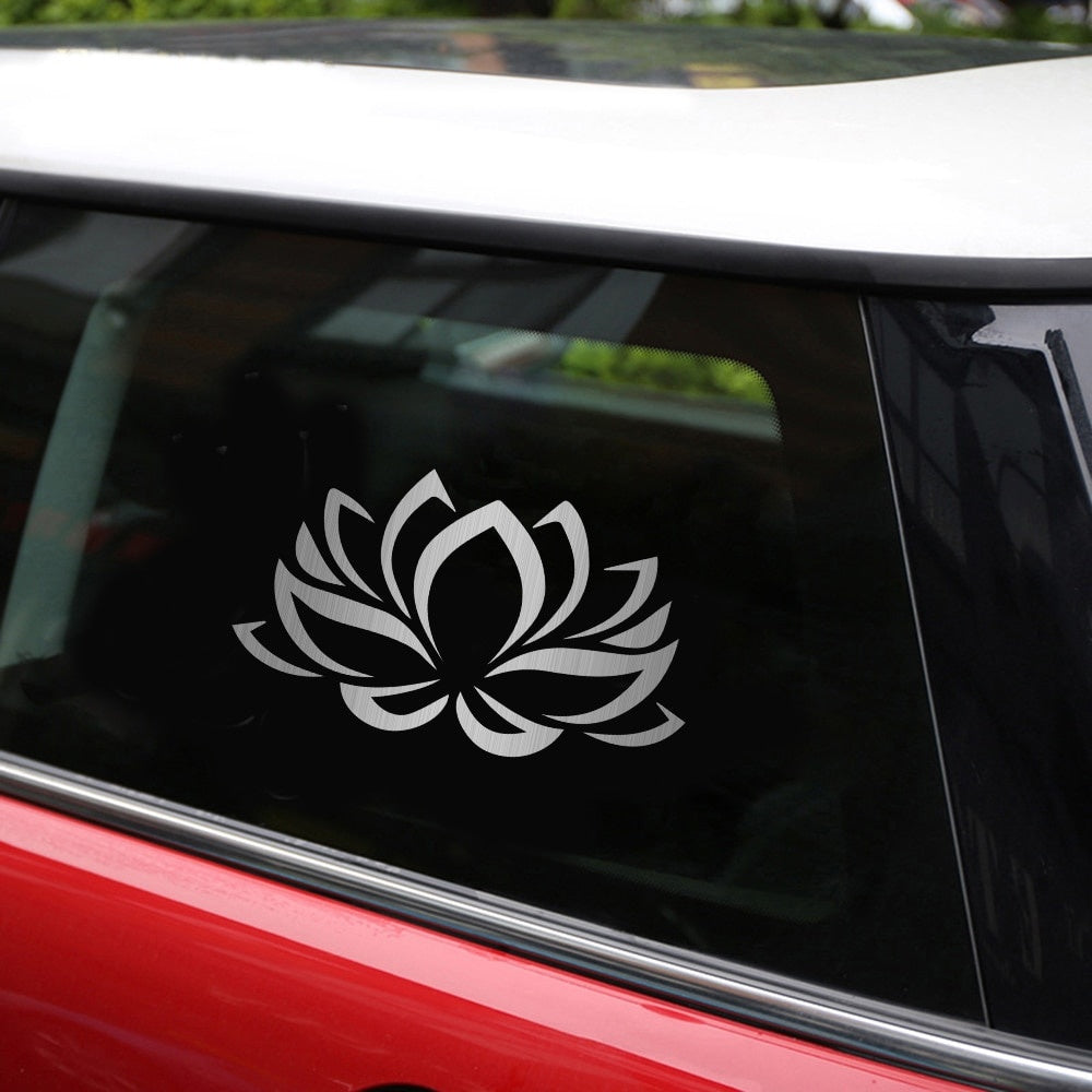 Beautiful Lotus Flower Car Styling Sticker Vinyl Car Bumper Body Window Stickers and Decals Car Decorations Accessories