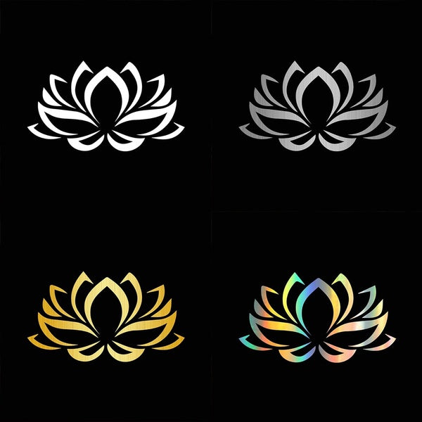 Beautiful Lotus Flower Car Styling Sticker Vinyl Car Bumper Body Window Stickers and Decals Car Decorations Accessories
