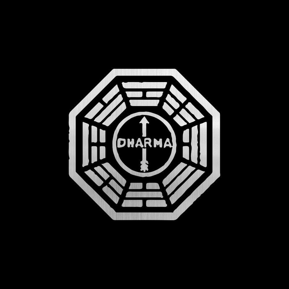15CM*15CM Lost Dharma Initiative Personality Vinyl Car Sticker Decoration Door Body Window Decal Sticker Car Accessorie