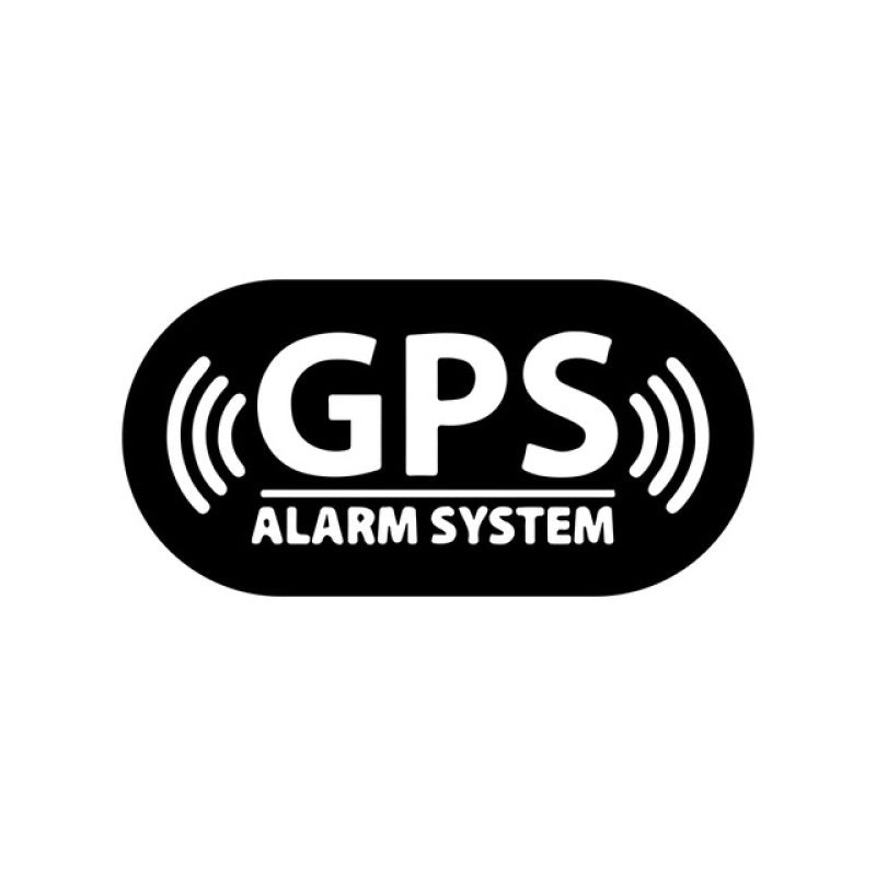1PCS Car Sticker GPS Alarm Location Car Bumper Stickers and Decals Car Styling Decoration Door Body Window Vinyl Stickers 16*8CM