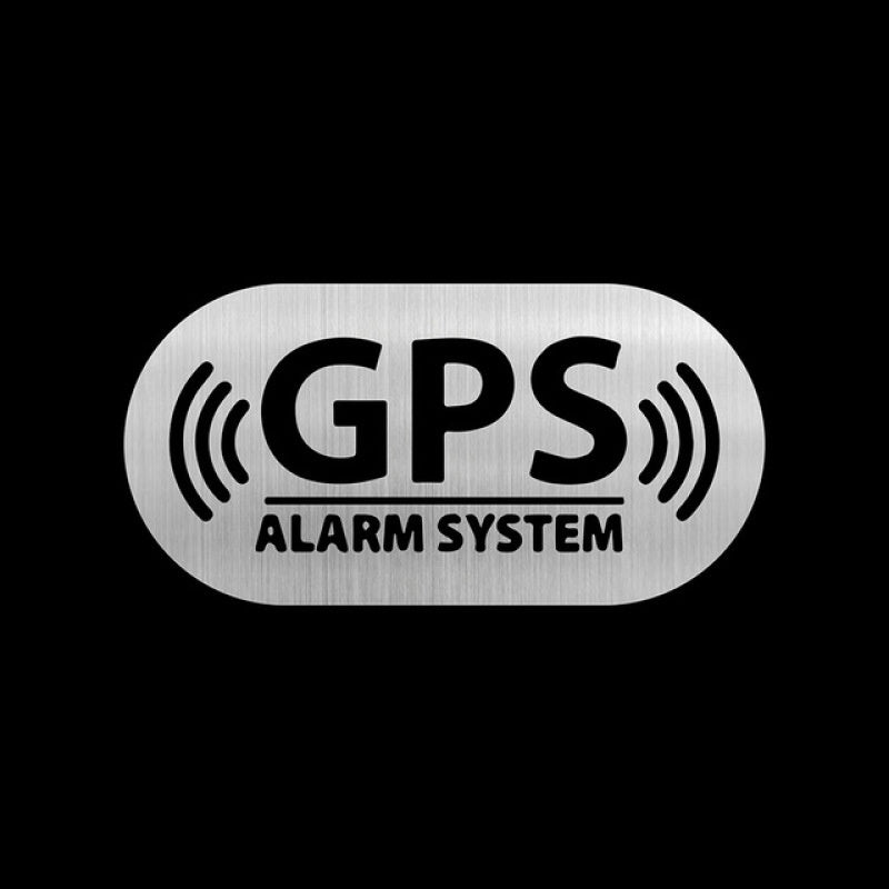 1PCS Car Sticker GPS Alarm Location Car Bumper Stickers and Decals Car Styling Decoration Door Body Window Vinyl Stickers 16*8CM