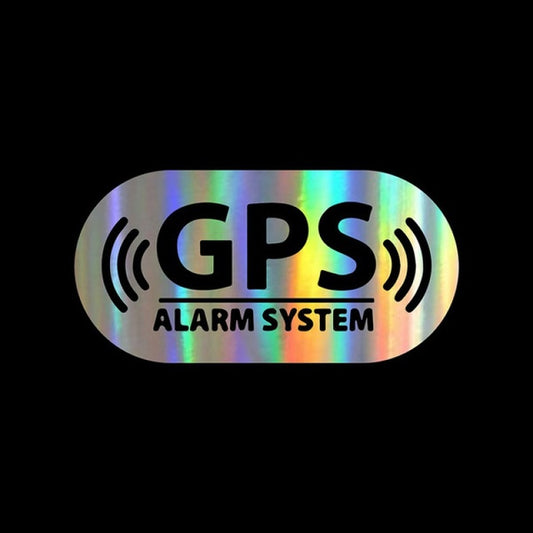 1PCS Car Sticker GPS Alarm Location Car Bumper Stickers and Decals Car Styling Decoration Door Body Window Vinyl Stickers 16*8CM