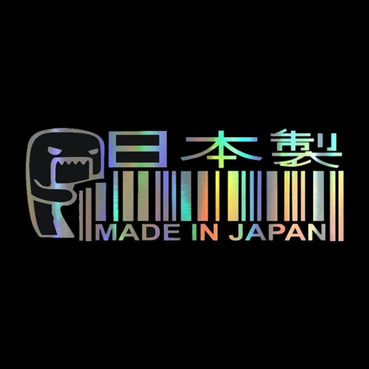 Car Sticker Vinyl 15*5.2CM MADE IN JAPAN Funny Sticker Decal  Laser Motorcycle Car Styling JDM 3D Stickers