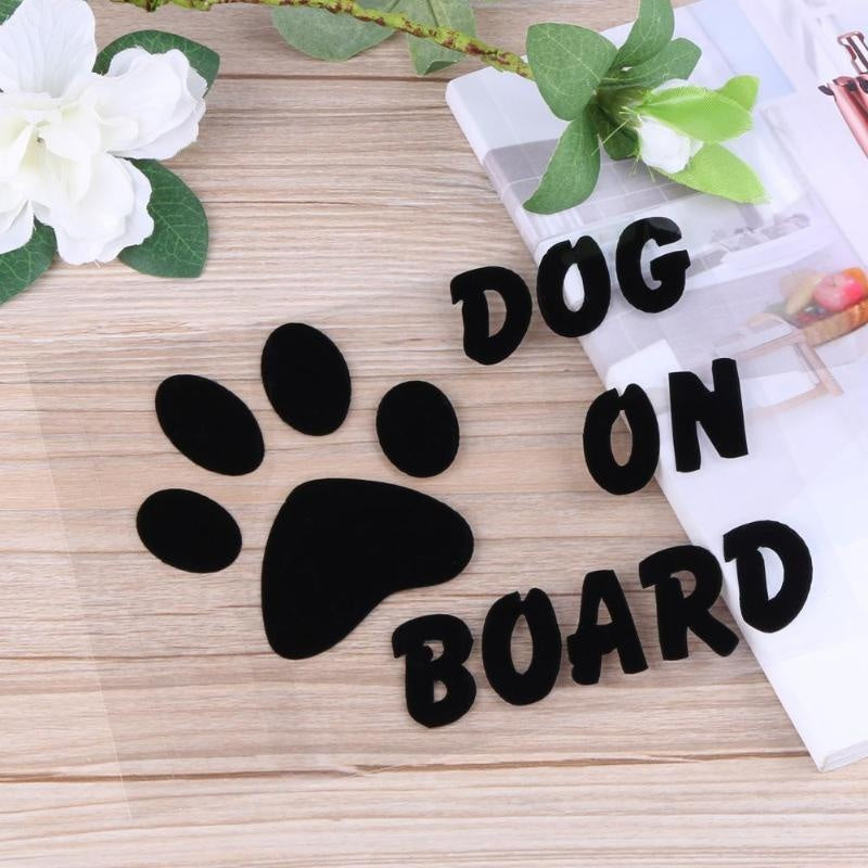 Warning Signs Baby Pet Dog on Board Car ctyling Stylish Car Stickers  Sticker