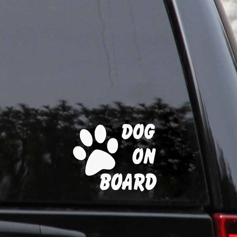 Warning Signs Baby Pet Dog on Board Car ctyling Stylish Car Stickers  Sticker