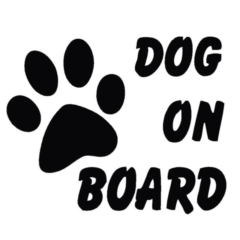 Warning Signs Baby Pet Dog on Board Car ctyling Stylish Car Stickers  Sticker
