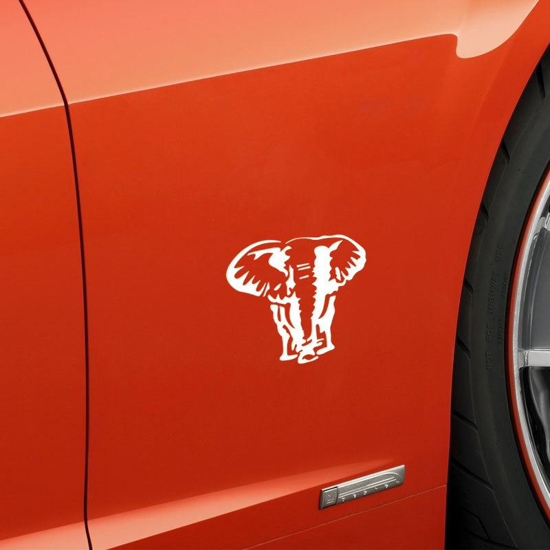 So Strong Elephant Car Head Styling Sticker Car Styling Motorcycle Sticker Vinyl Decal Waterproof
