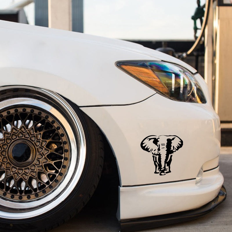 So Strong Elephant Car Head Styling Sticker Car Styling Motorcycle Sticker Vinyl Decal Waterproof