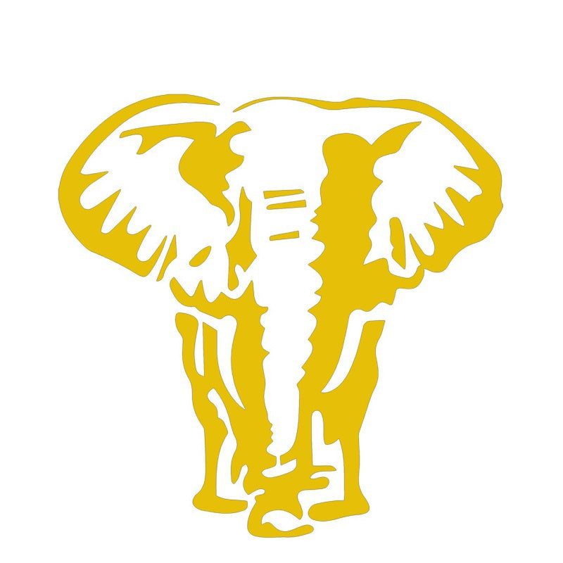 So Strong Elephant Car Head Styling Sticker Car Styling Motorcycle Sticker Vinyl Decal Waterproof