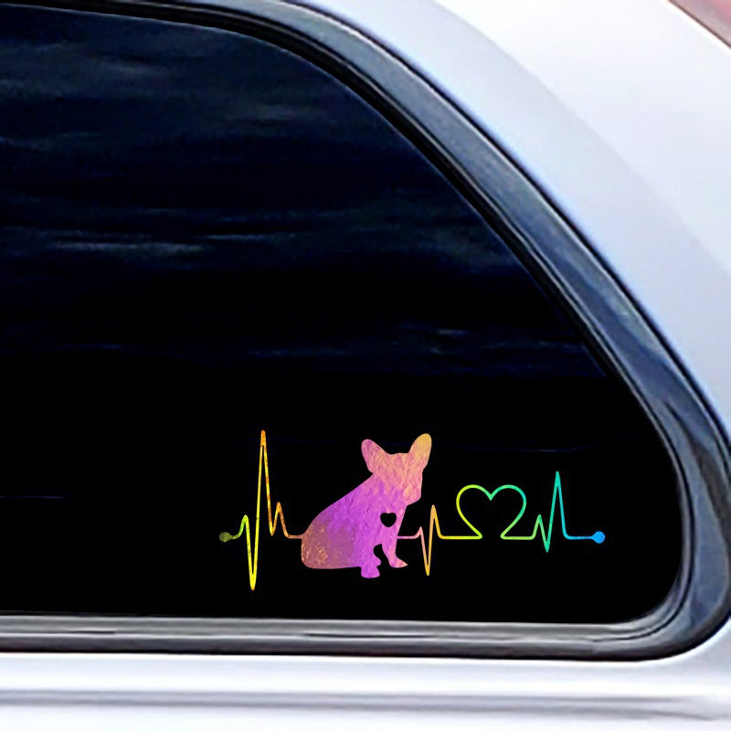 AUTO CAR HEADLIGHT MONSTER STICKERS Scratch Stripe Claw Vinyl Decal