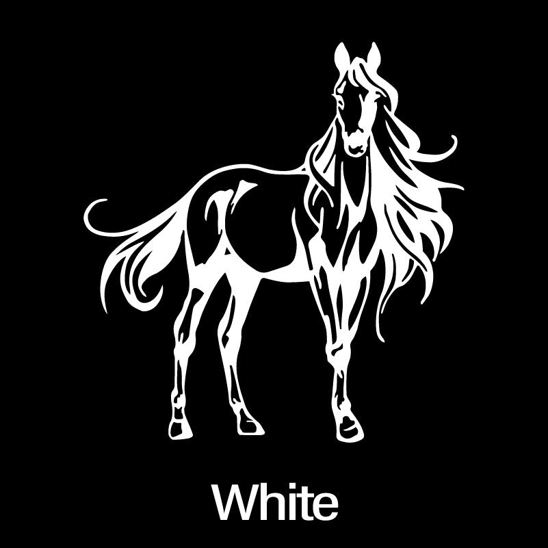 Vinyl Car Styling Horse Stylish Bumper Decal Personalized Art Car Stickers