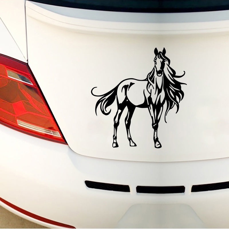Vinyl Car Styling Horse Stylish Bumper Decal Personalized Art Car Stickers