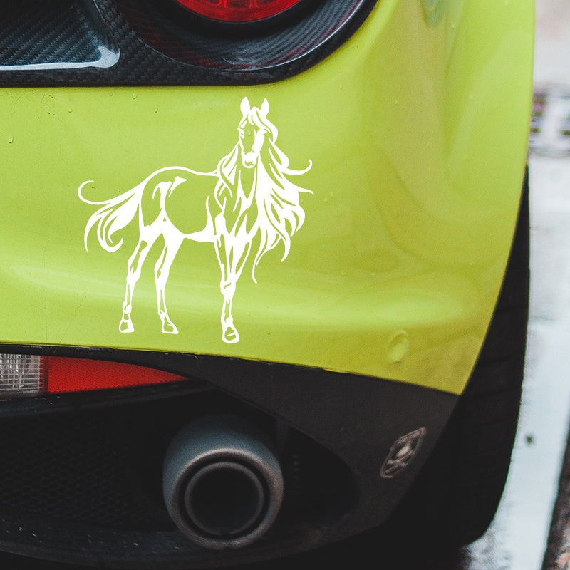 Vinyl Car Styling Horse Stylish Bumper Decal Personalized Art Car Stickers