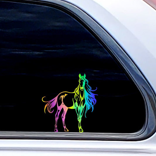 Vinyl Car Styling Horse Stylish Bumper Decal Personalized Art Car Stickers