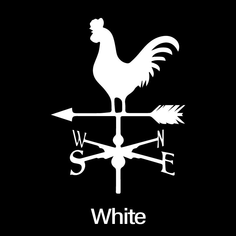 Modern Agriculture Rooster Weathervane Car Stickers Funny Laser Sticker Trucks Windows Motorbike Bumper Computer Vinyl Decal