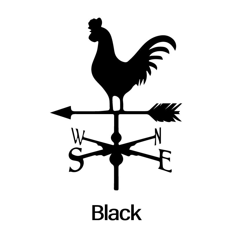 Modern Agriculture Rooster Weathervane Car Stickers Funny Laser Sticker Trucks Windows Motorbike Bumper Computer Vinyl Decal