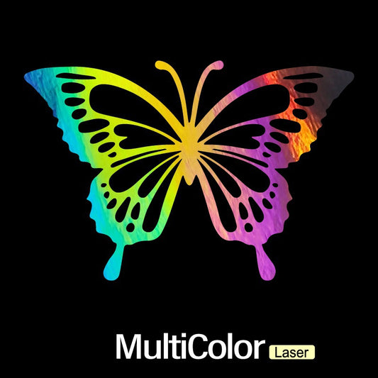 Beautiful Monarch Butterfly Funny Laser Sticker Trucks Windows Motorbike Bumper Computer Vinyl Decal