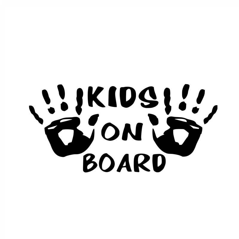 Kids on Board Car decor laser sticker for windows,bumper