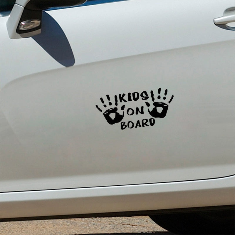 Kids on Board Car decor laser sticker for windows,bumper