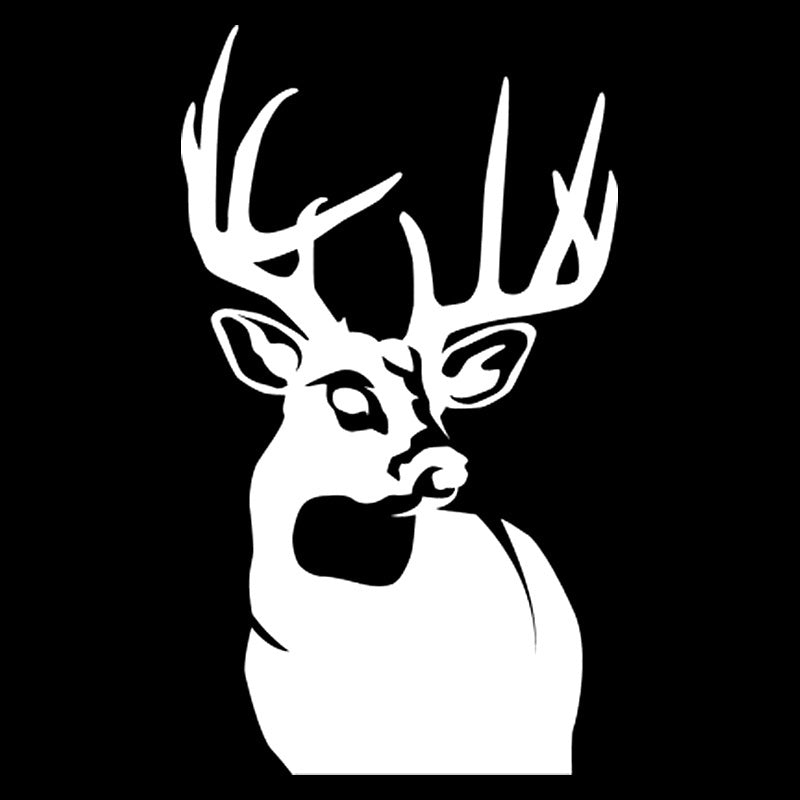 Car window decal truck outdoor sticker hunting hunt buck head deer